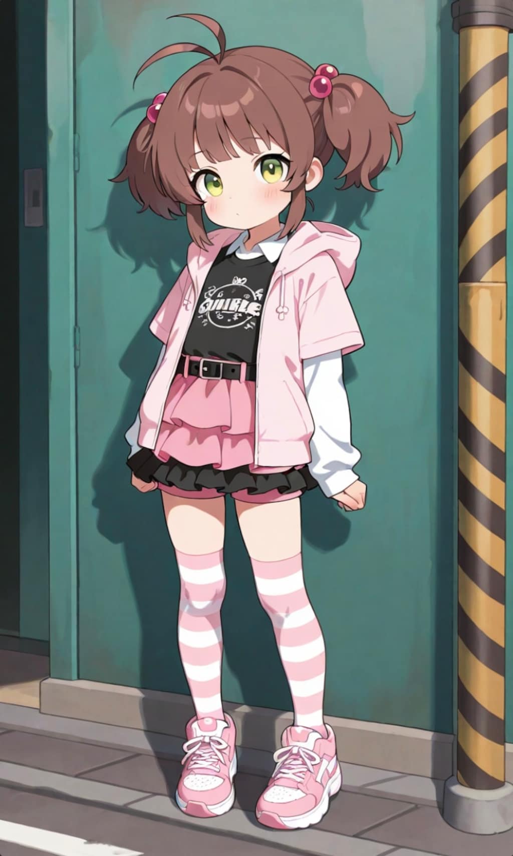 ピンクのスカート☆