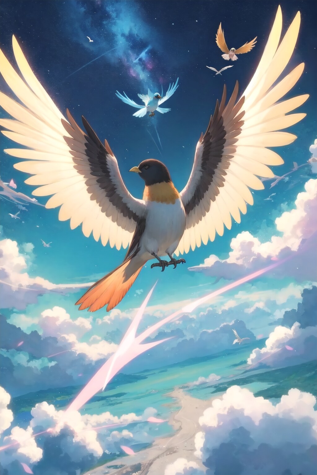 鳥はいまどこを飛ぶか | の人気AIイラスト・グラビア