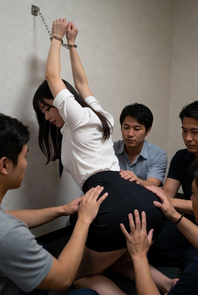 美人が拘束されているのでイタズラしてみた