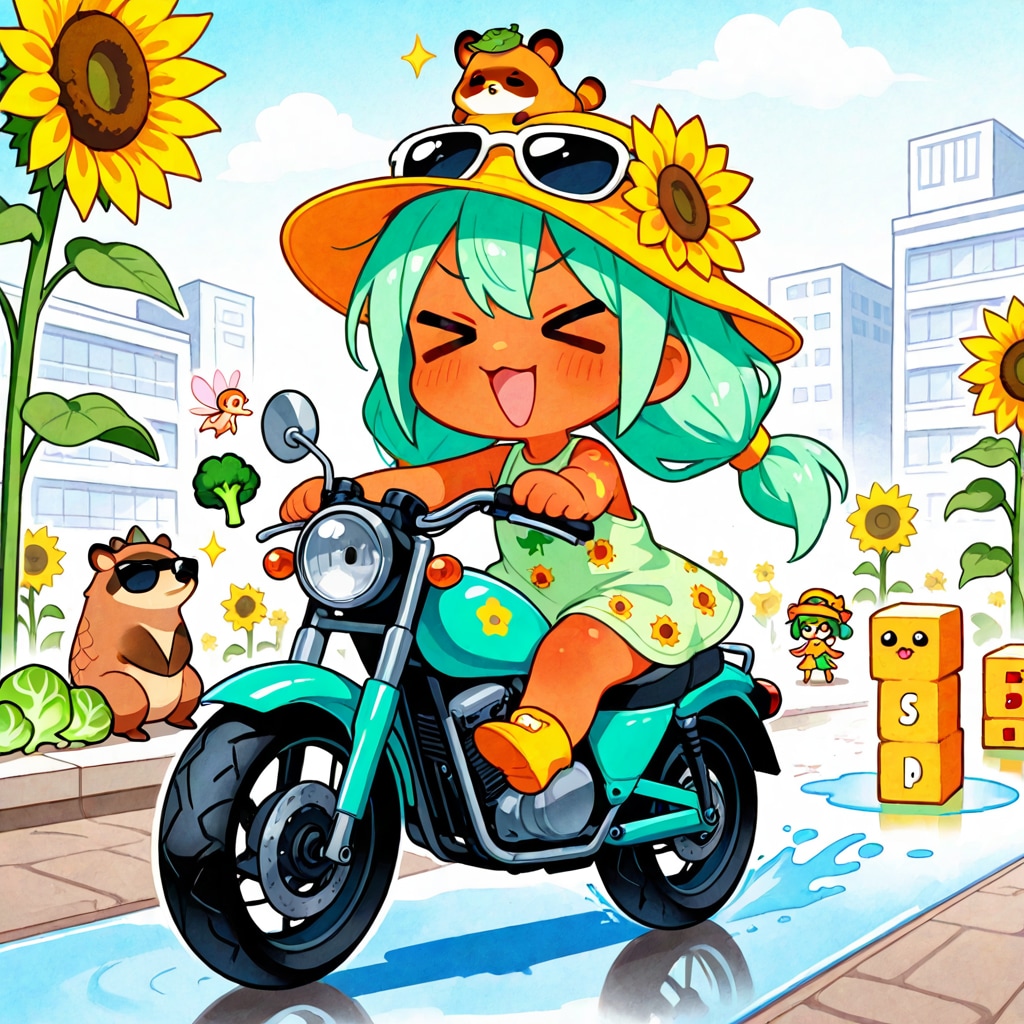 緑髪ちゃん