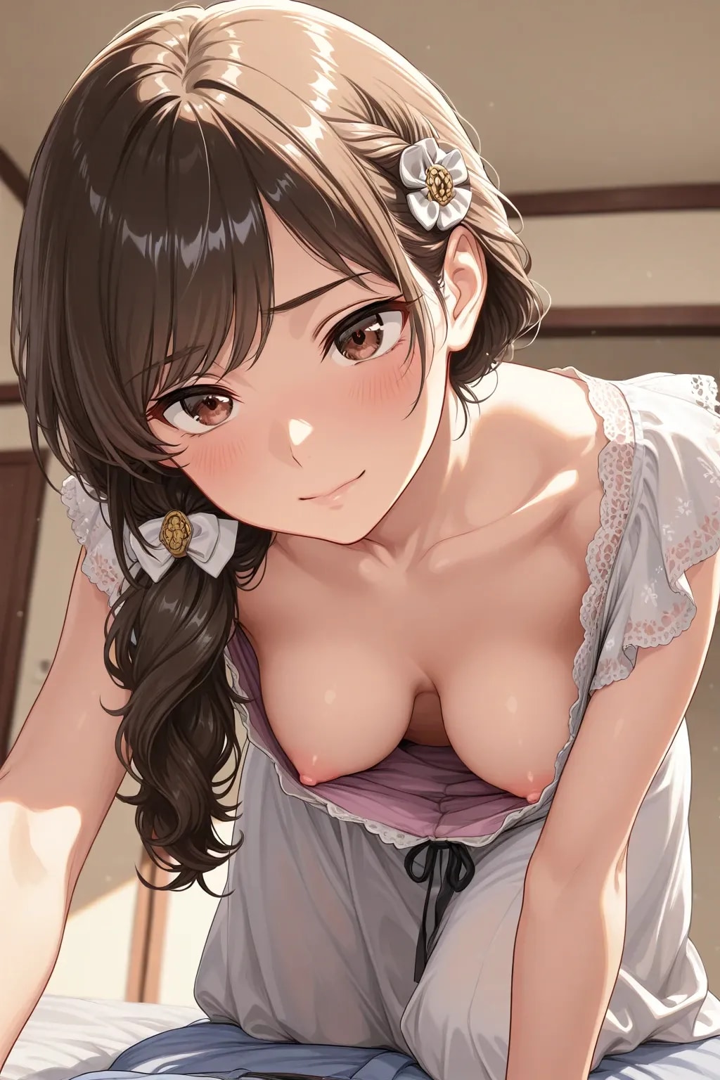 98765いいねで肉食系の胸チラ