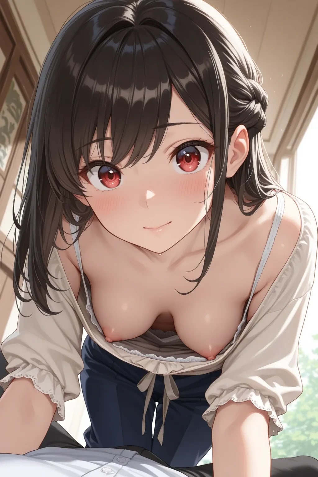 98765いいねで肉食系の胸チラ