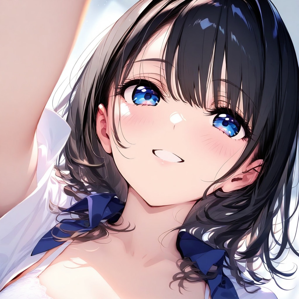 顔が近くて、照れる！