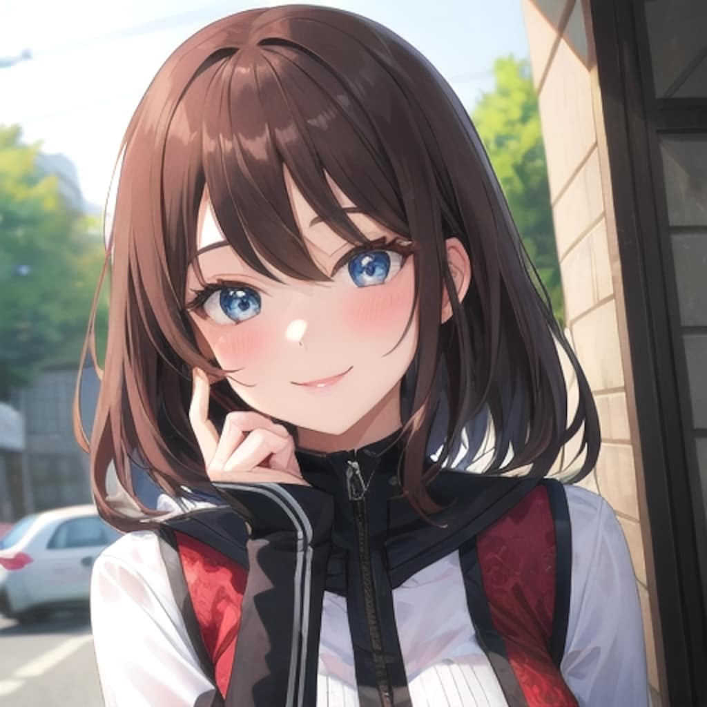 顔が近くて、照れる！