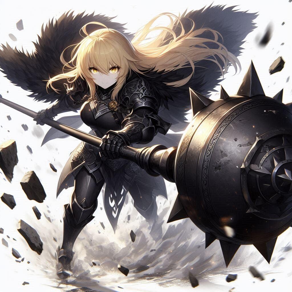 ブロンドの女騎士さん730