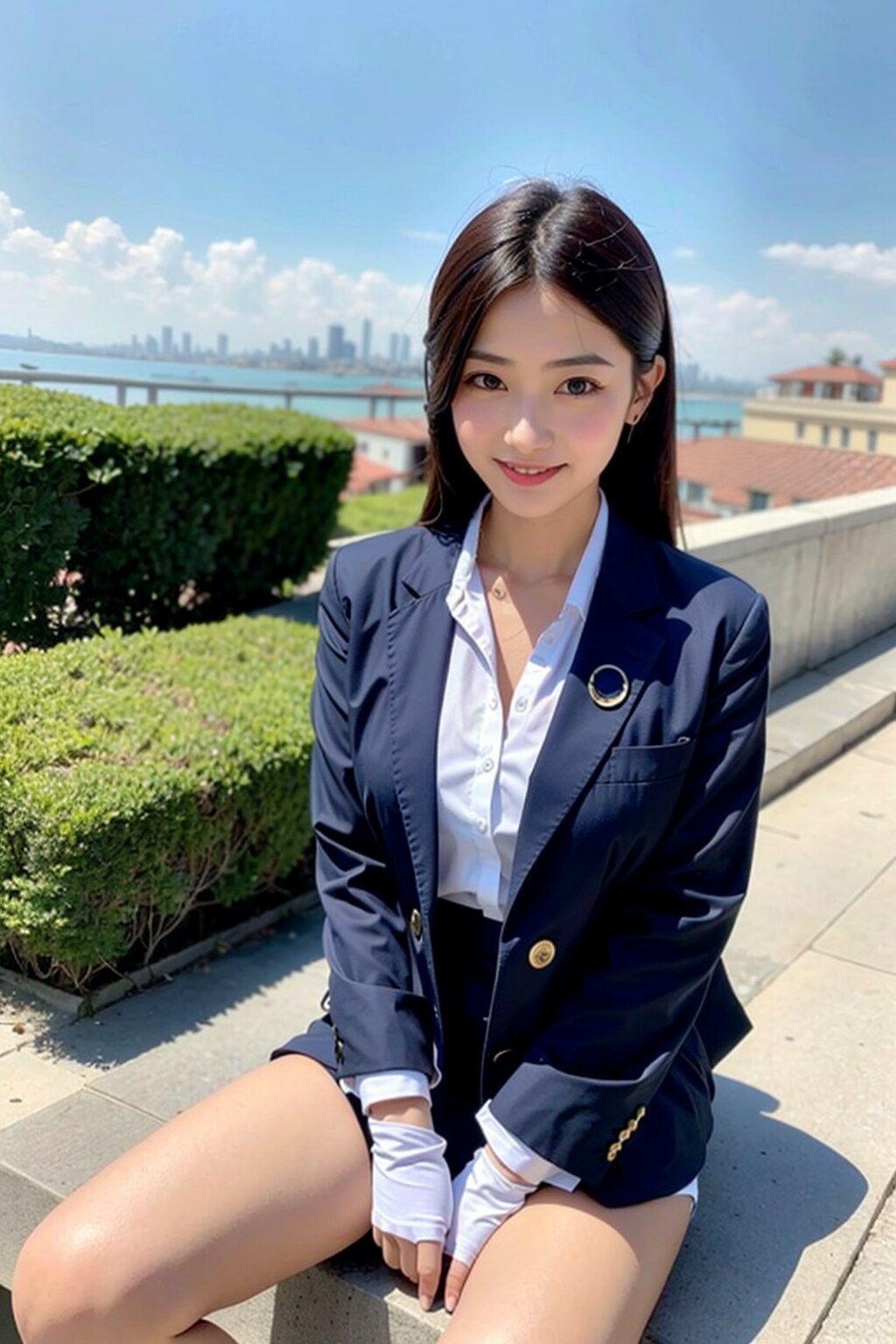 屋上お気に入りだね | の人気AIイラスト・グラビア