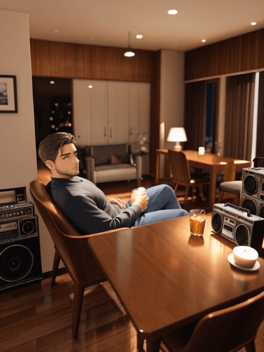 My life is lived with the radio.