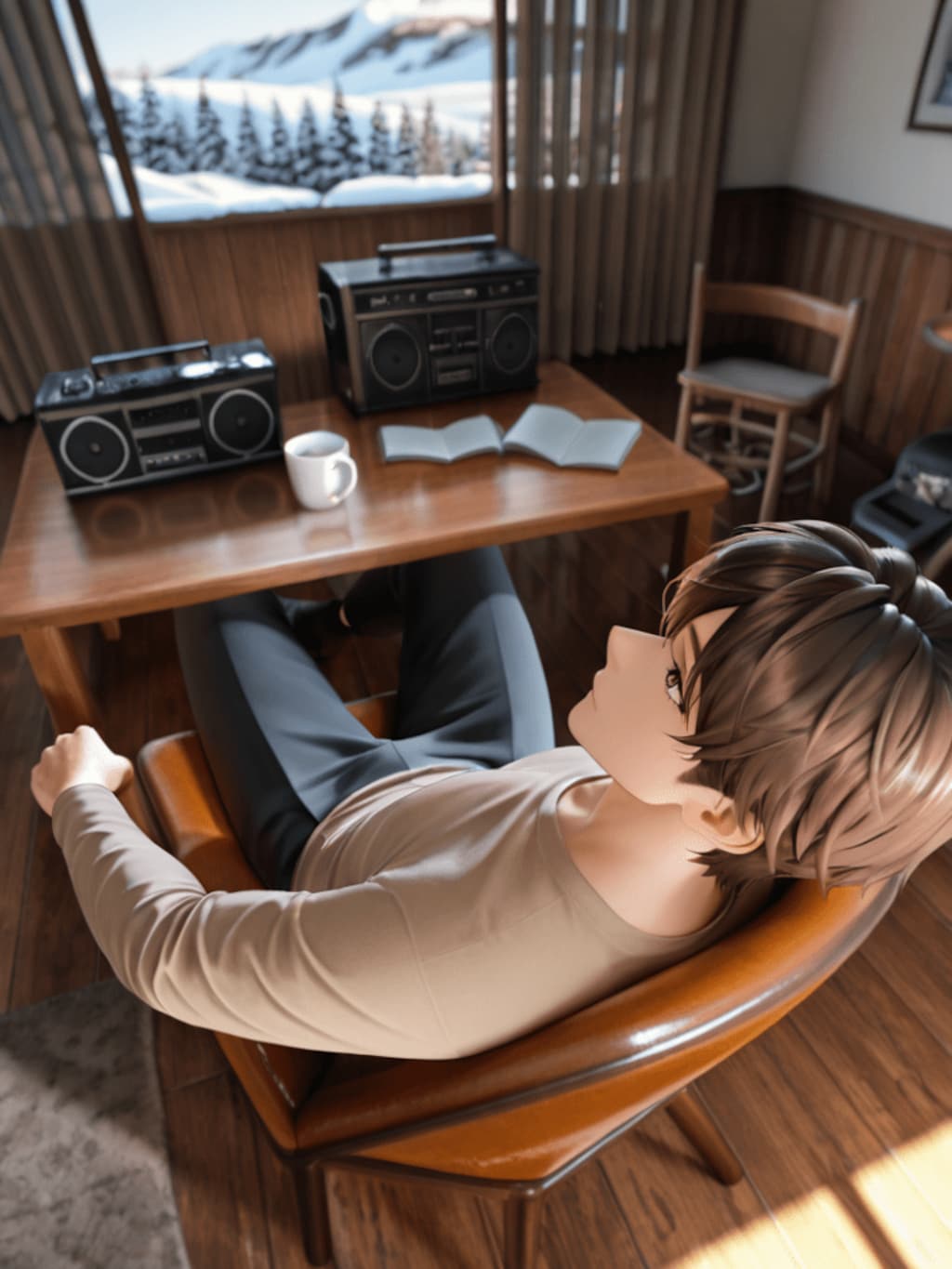My life is lived with the radio.