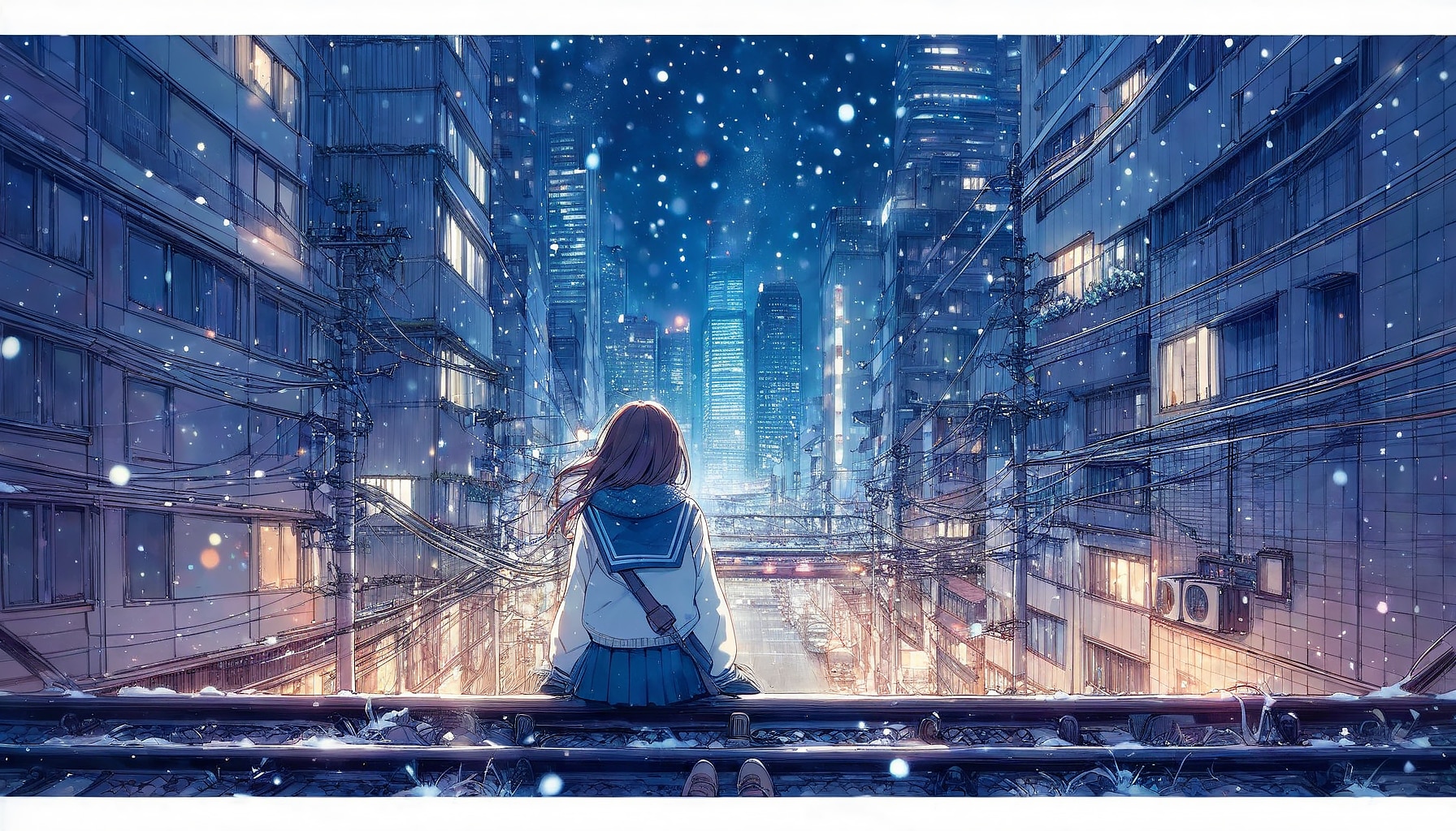 雪と少女91 | の人気AIイラスト・グラビア