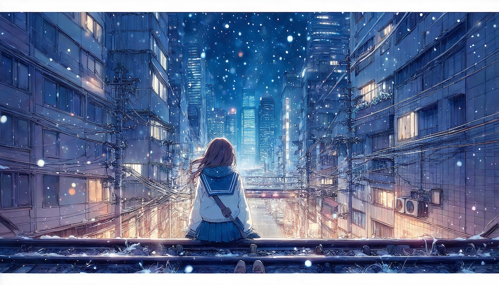 雪と少女91