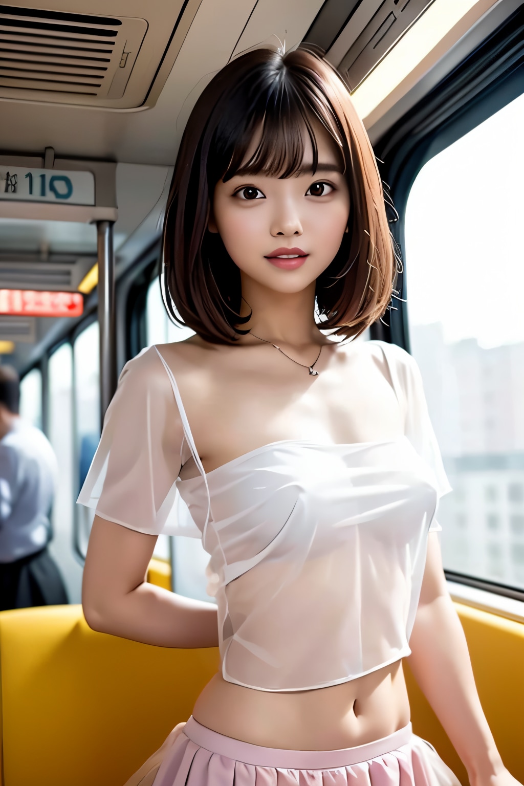 着エロの れなちゃん （電車）