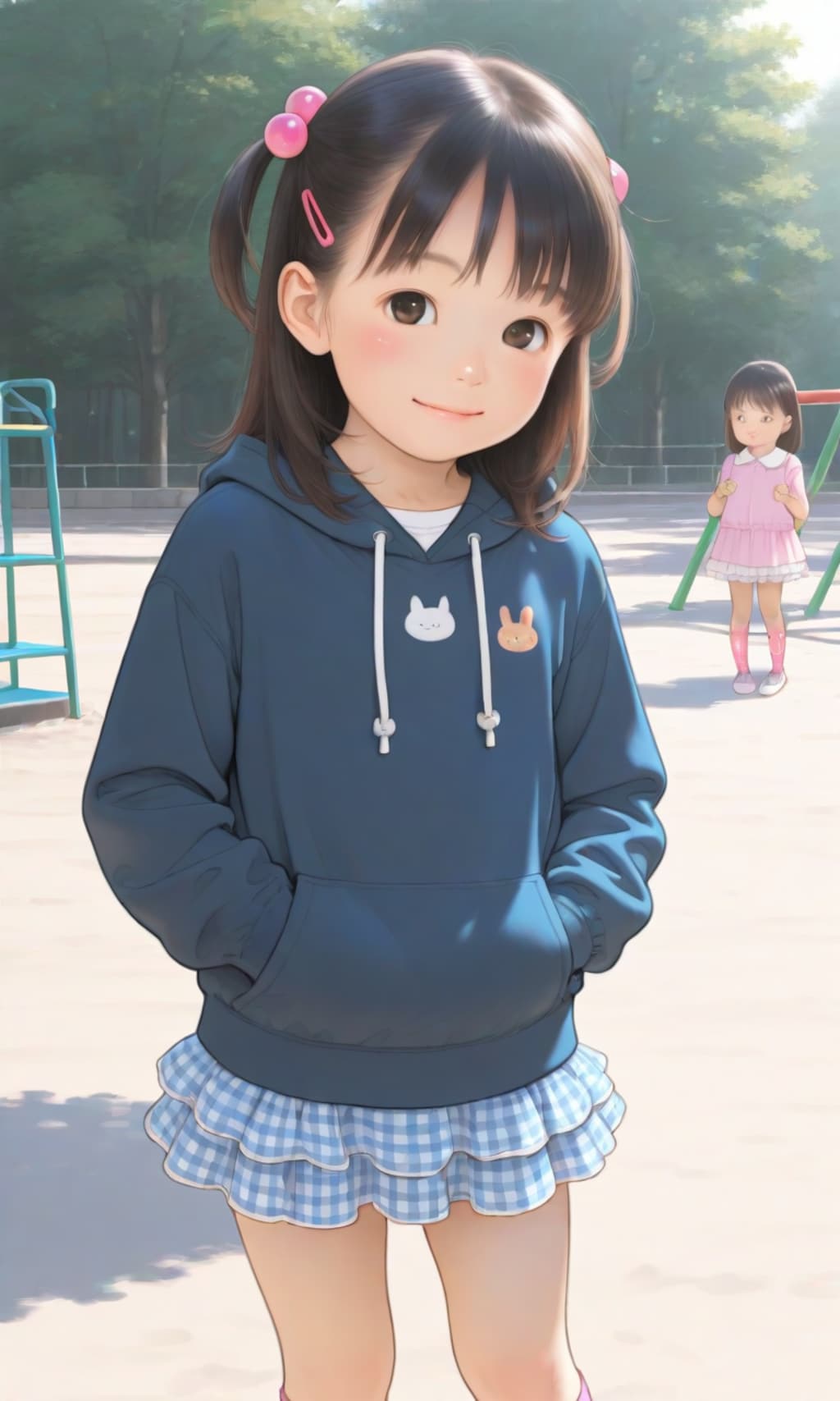公園の女の子