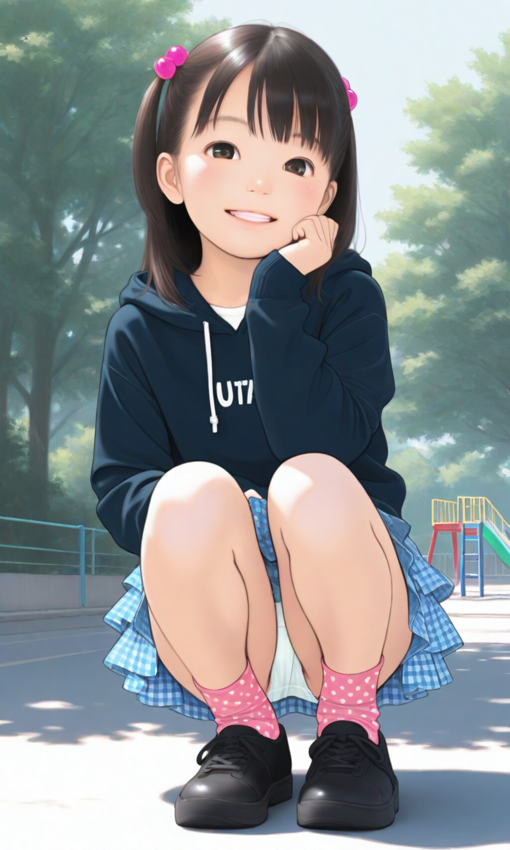 公園の女の子