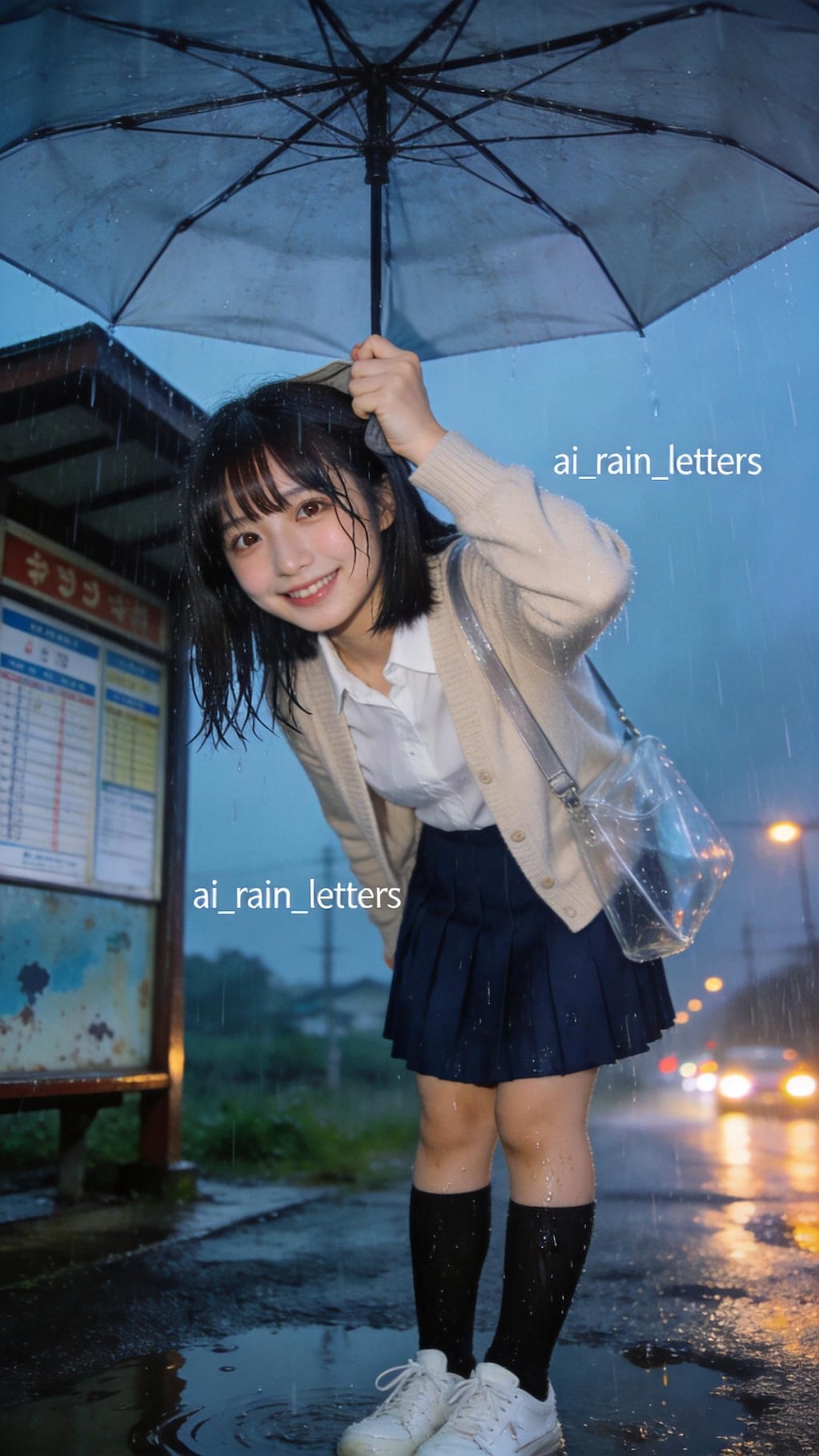Fog, Streetlights, and Her Small Smile