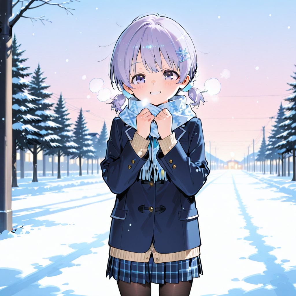 寒いねー❄ | の人気AIイラスト・グラビア