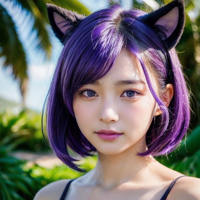 ビーチの犬ちゃん