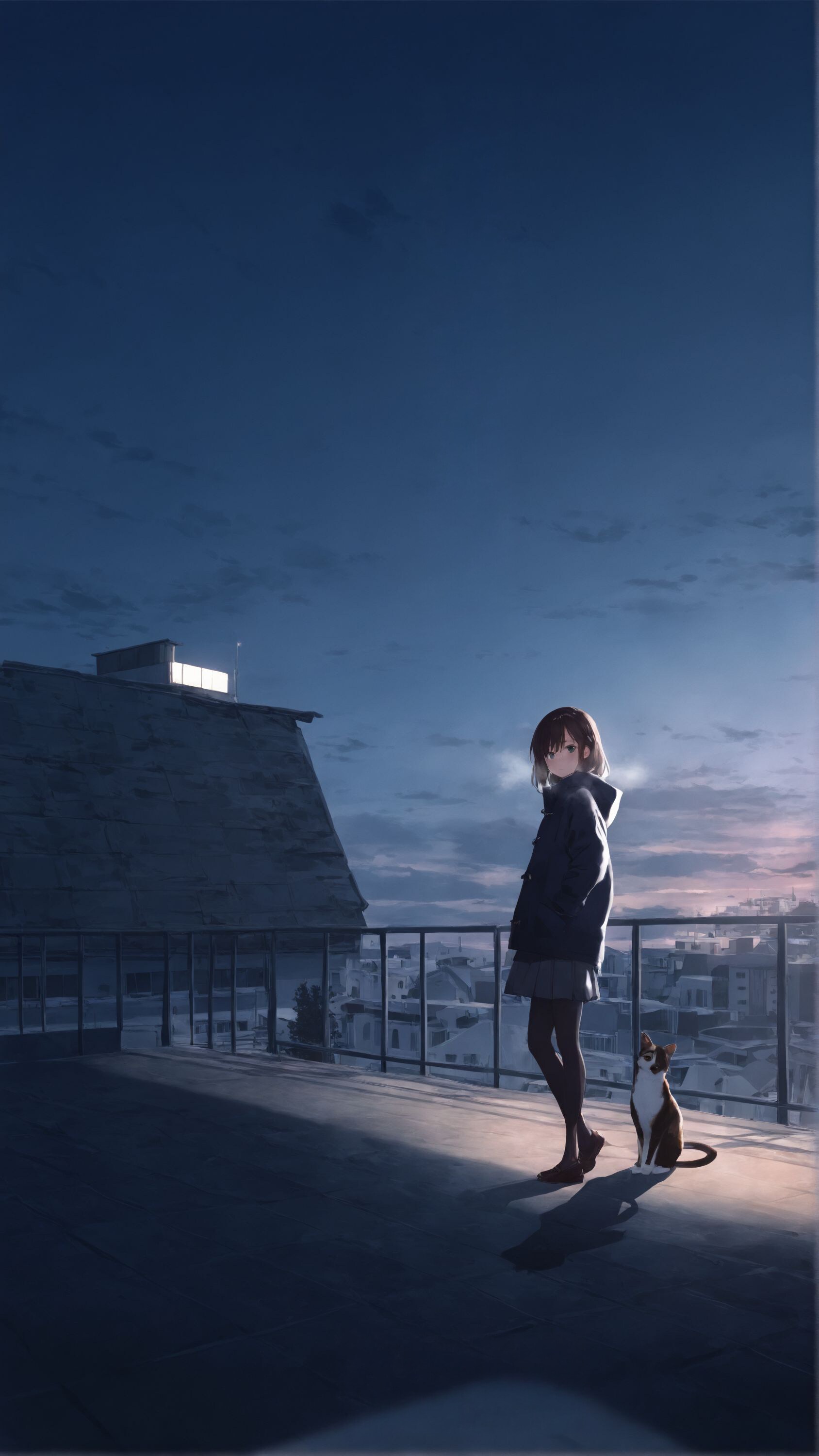 屋上の共犯者 | の人気AIイラスト・グラビア