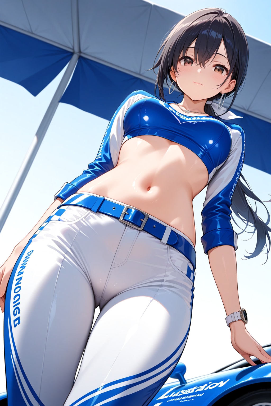 レースクイーンの二人