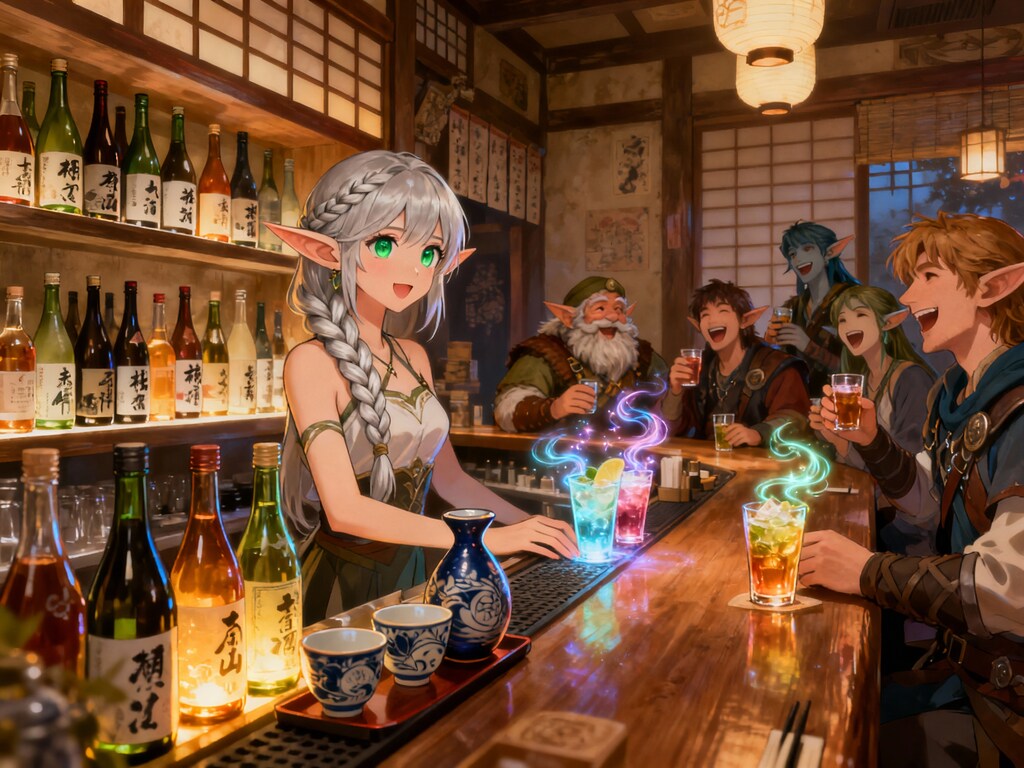 エルフ居酒屋『月灯』