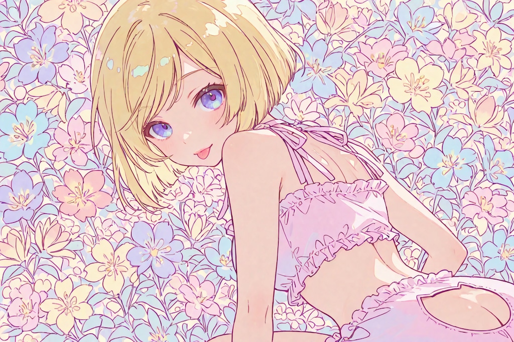 花と少女