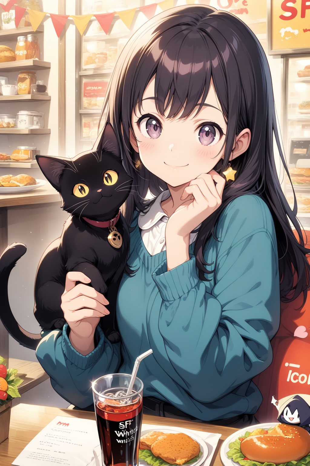 黒猫とコーラ