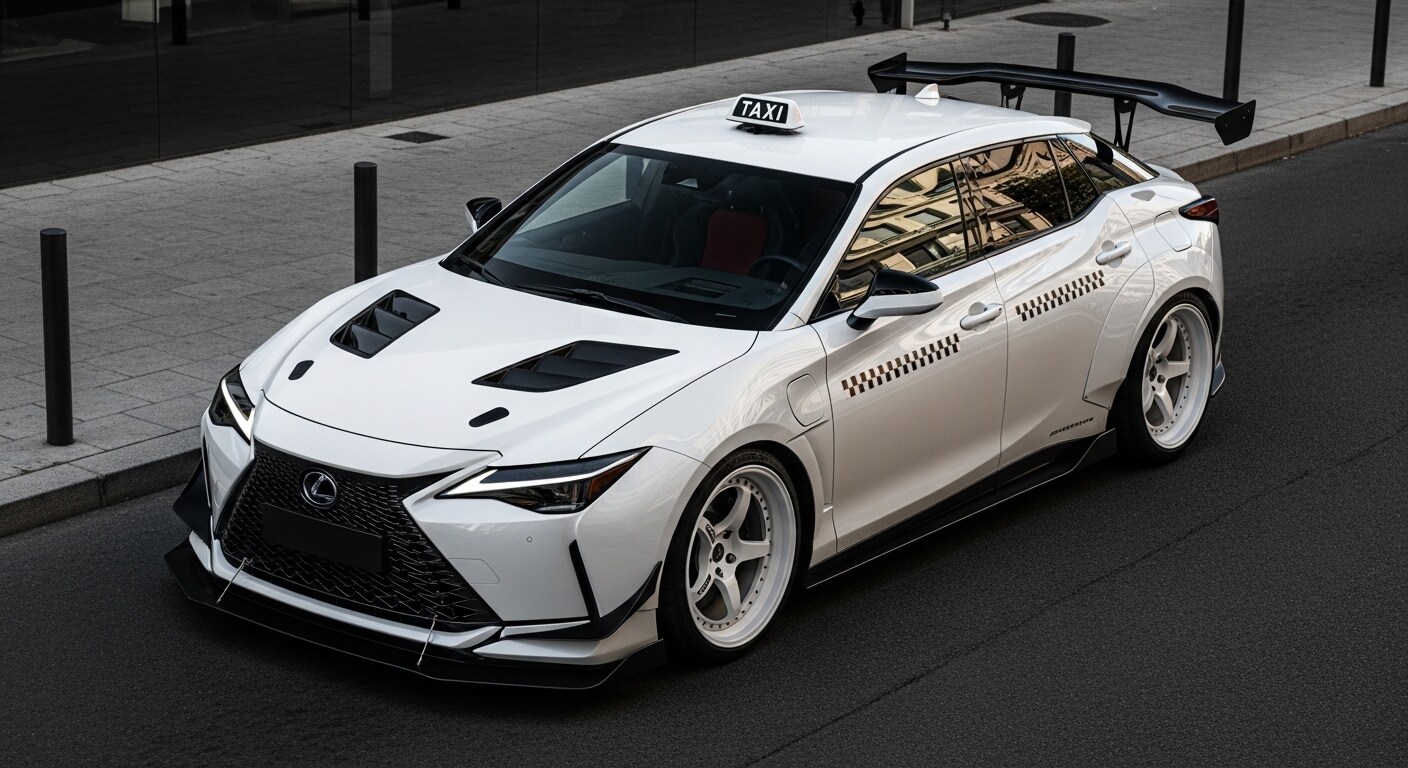 LEXUS RZ350eタクシーのドリ車 | の人気AIイラスト・グラビア