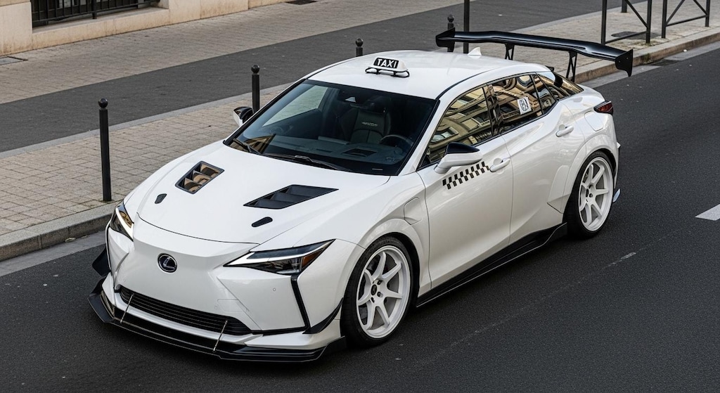 LEXUS RZ350eタクシーのドリ車