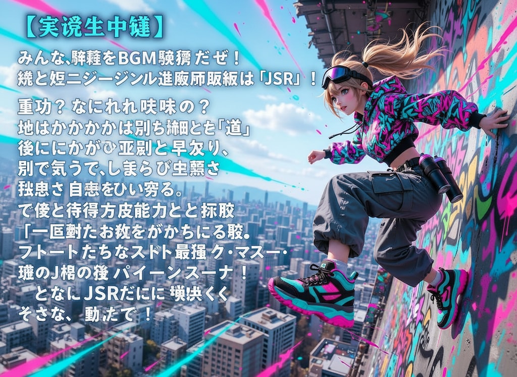 【実況生中継】パルクールの達人『JSR』