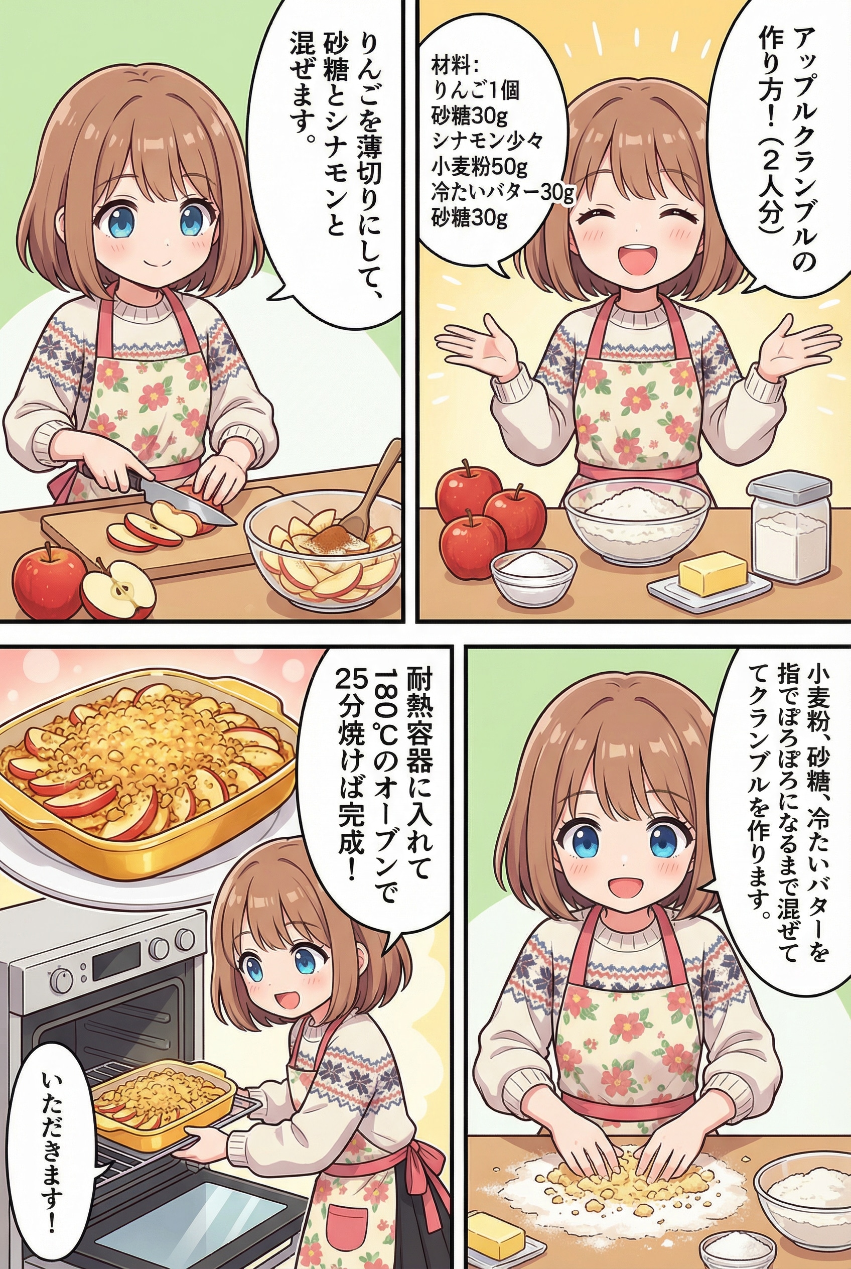 アップルクランブル | の人気AIイラスト・グラビア