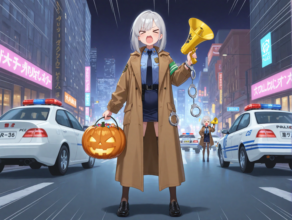 ハロウィンの交通対策