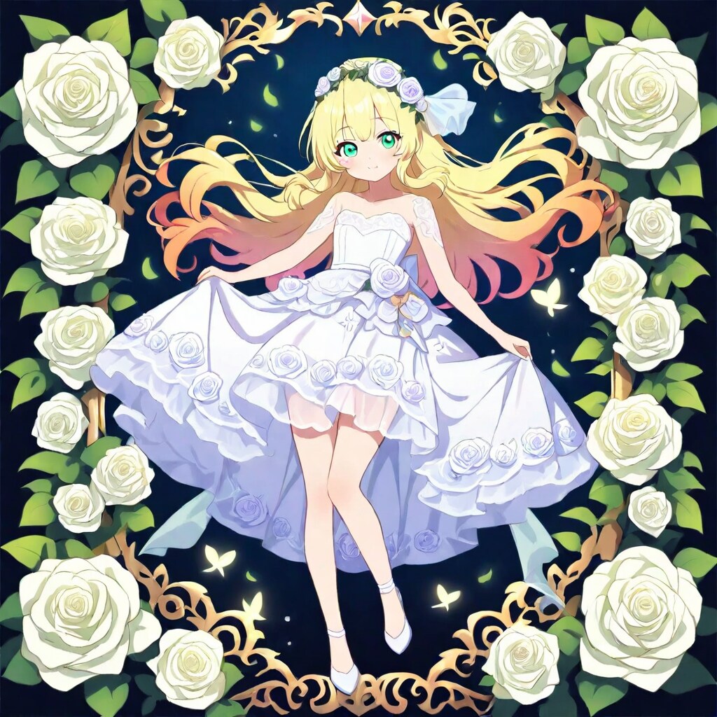 白薔薇の妖精 | の人気AIイラスト・グラビア