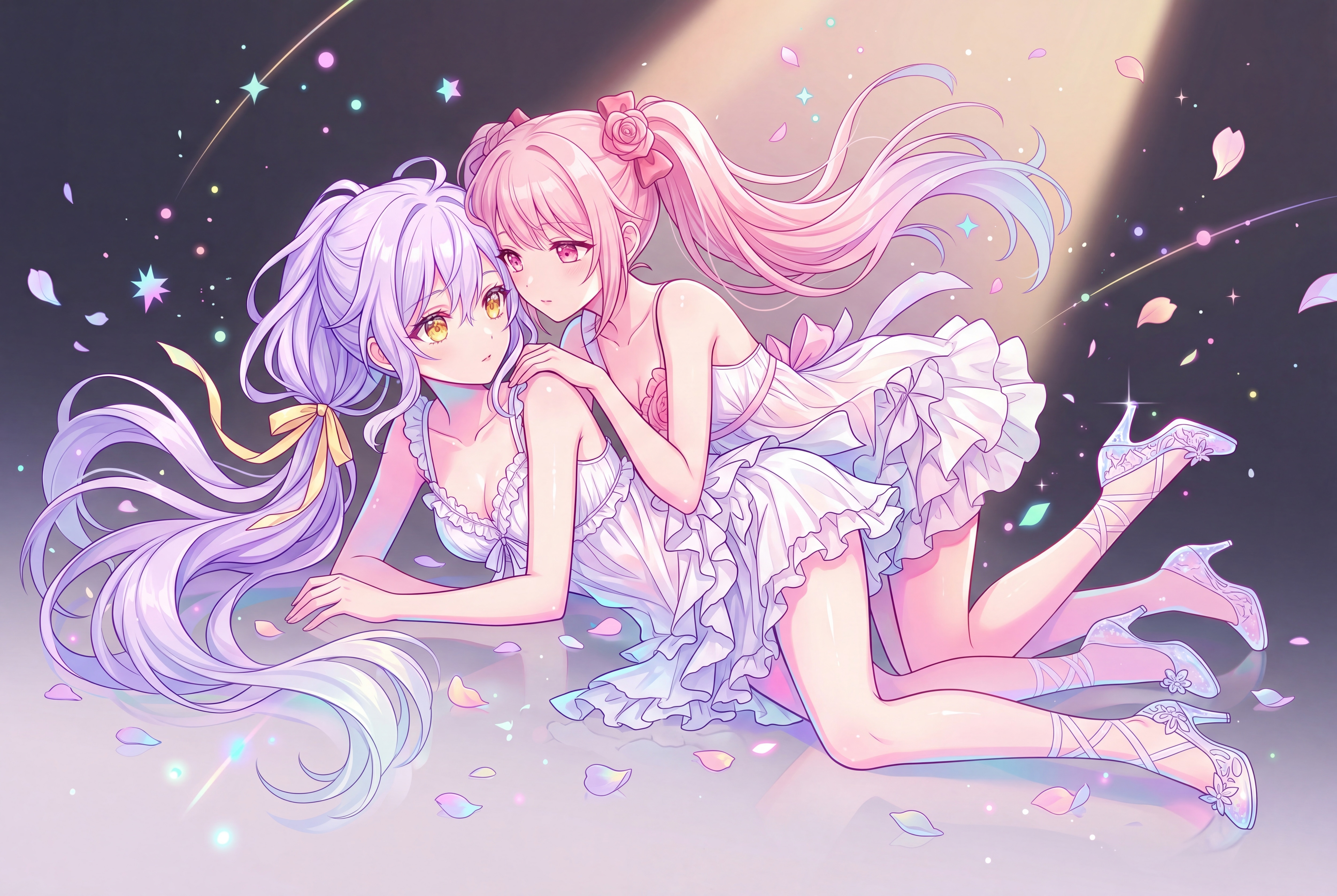 花片に眠る双想 | の人気AIイラスト・グラビア