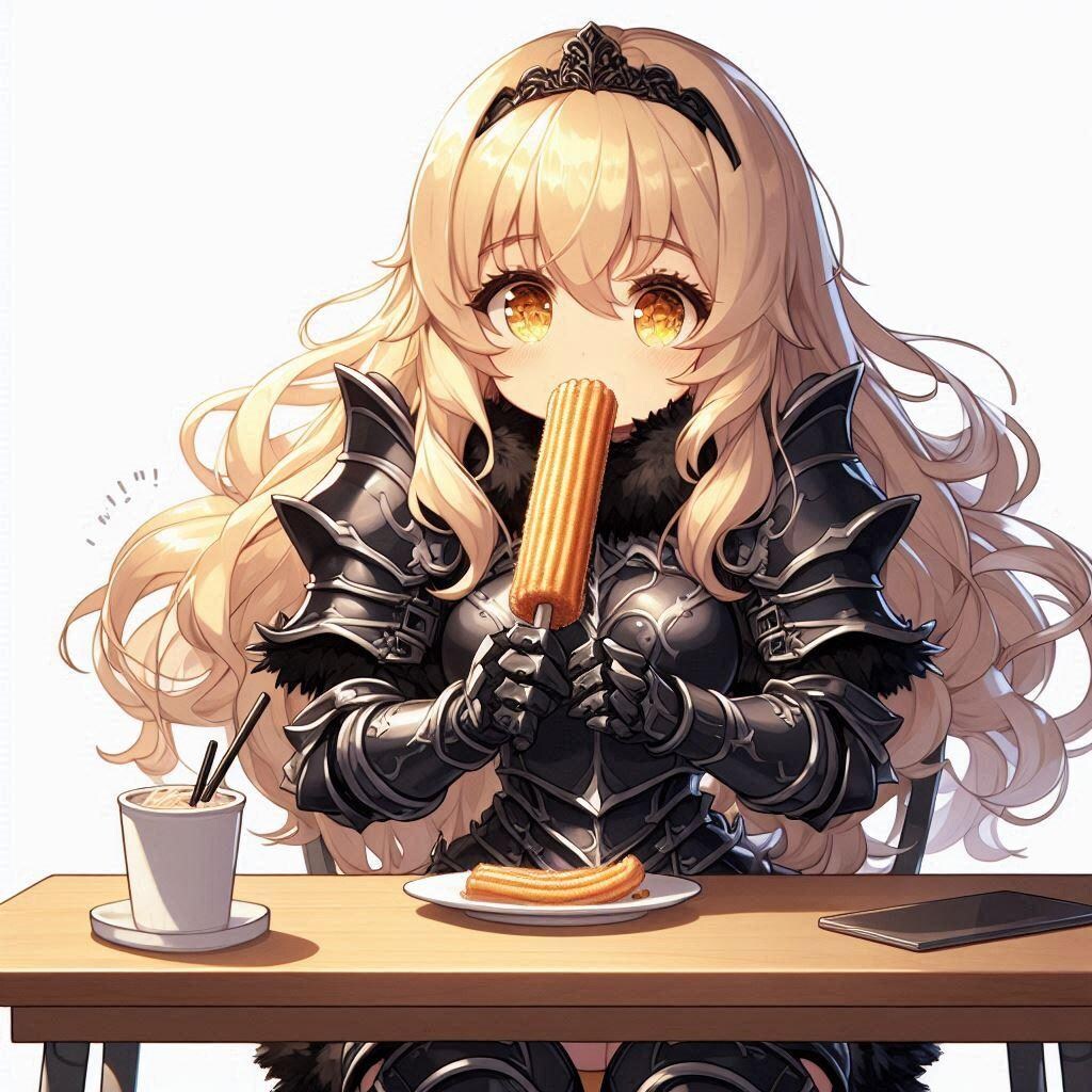 チュロスもぐもぐエリザベス