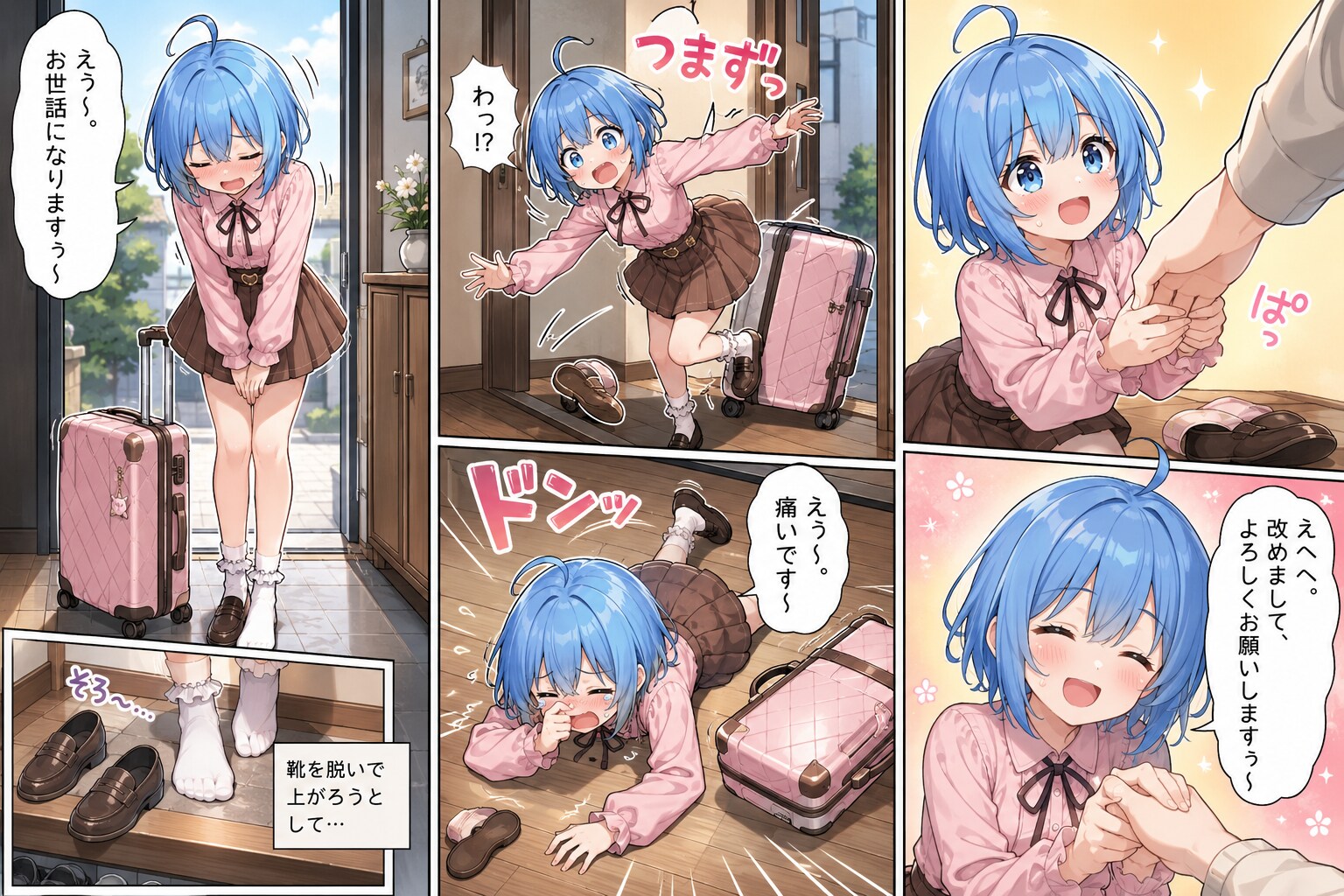 今日から一緒に住むことになった代理ちゃん