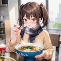 ラーメンと、美少女 3枚目