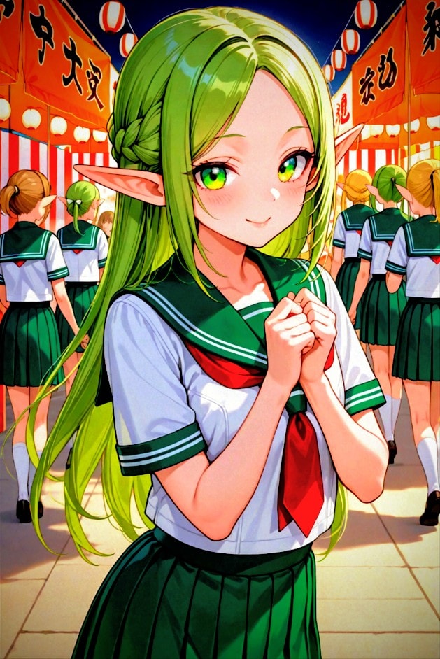 私立緑エルフ学園の太閤祭り📗