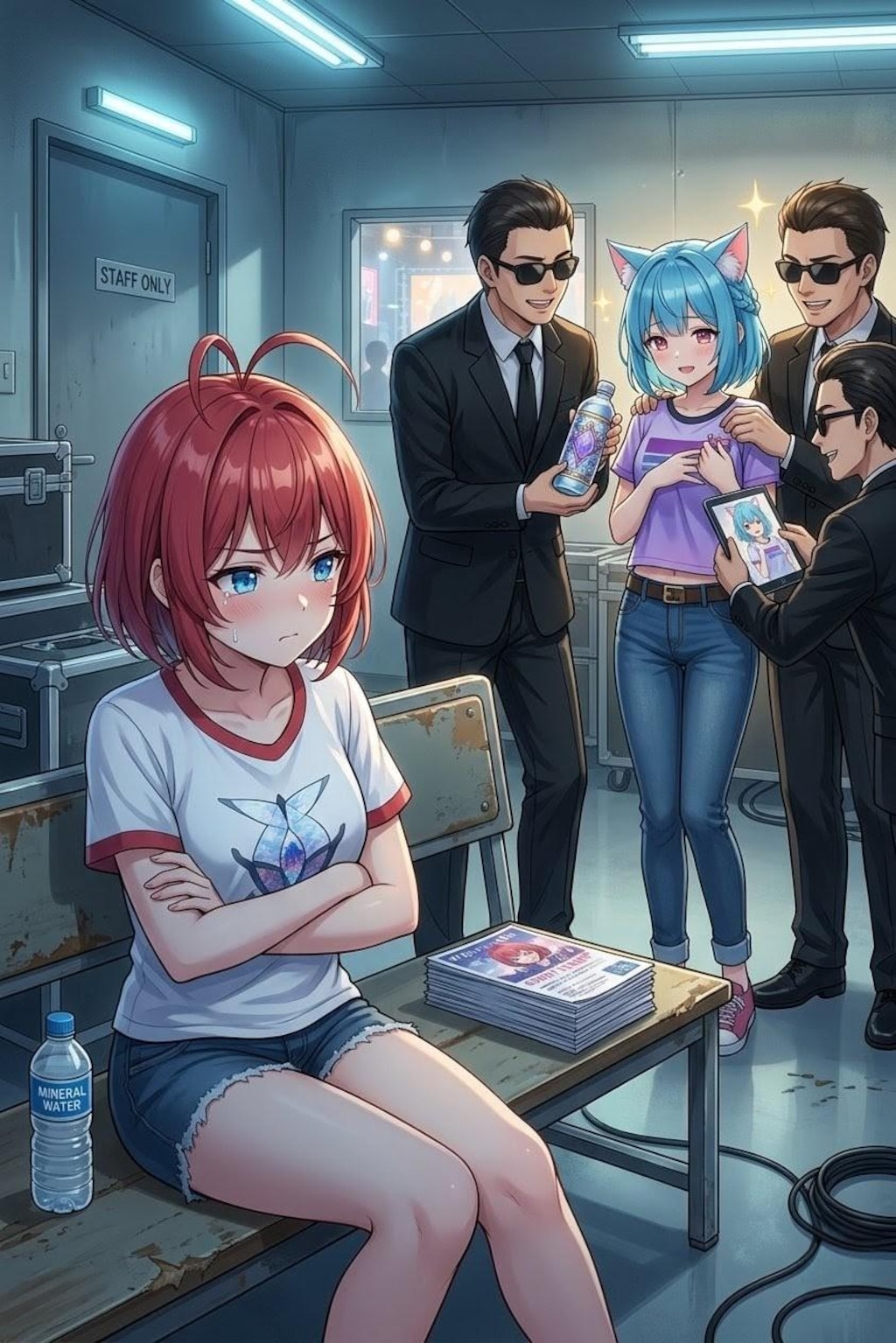 嫉妬するカエデ