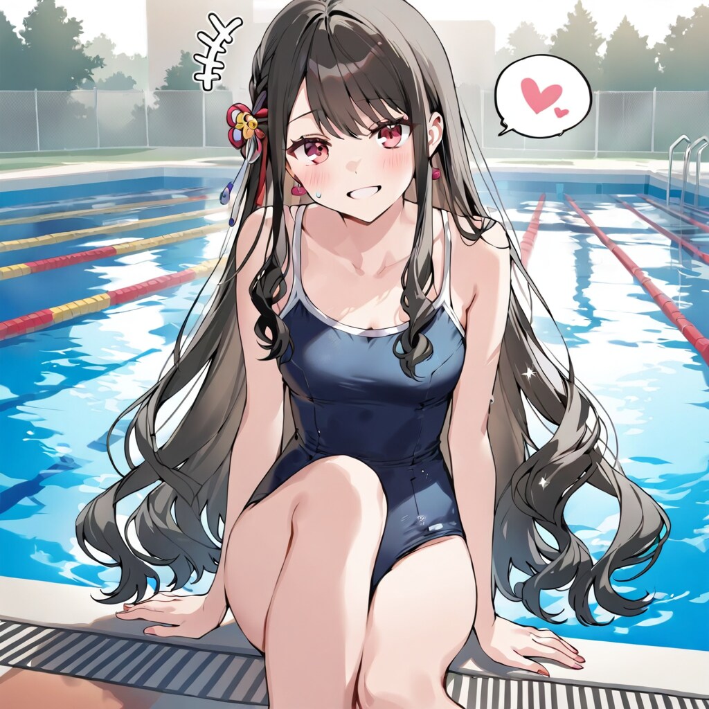 スクールアイドル　水着