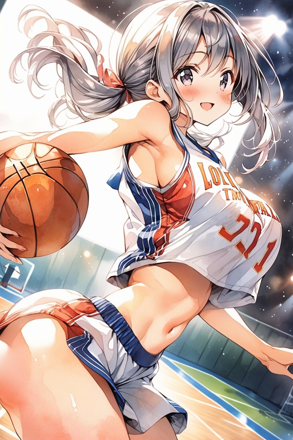 バスケ部で人気の女の子様 | の人気AIイラスト・グラビア