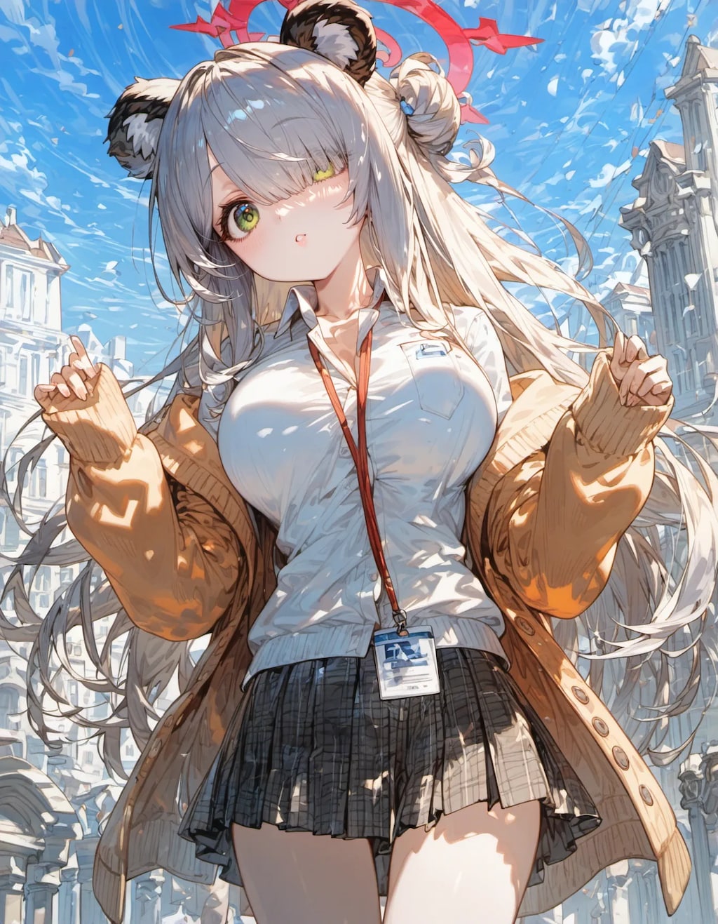 Office Angel Under the Azure Sky