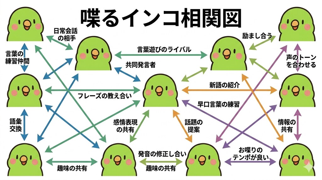 インコの謎相関図