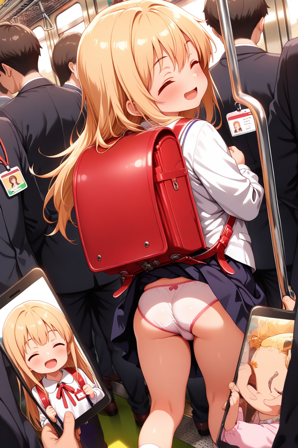 いつもの通学風景