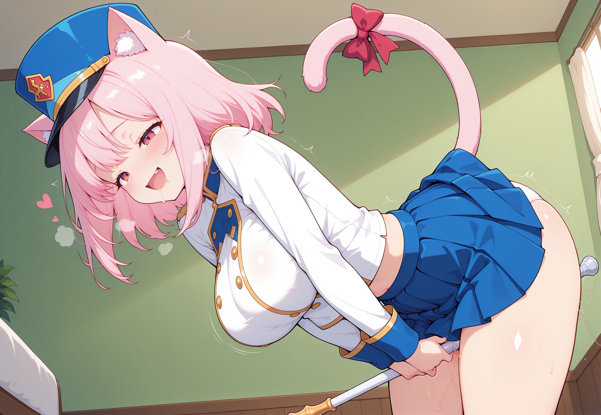 猫耳さんバトンオナ