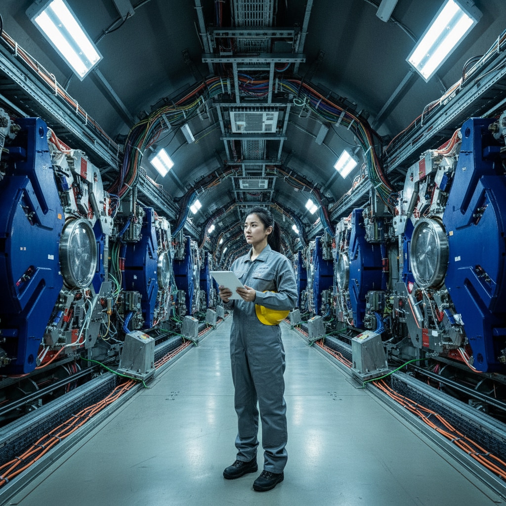 光速のトンネル (Particle Accelerator) | の人気AIイラスト・グラビア