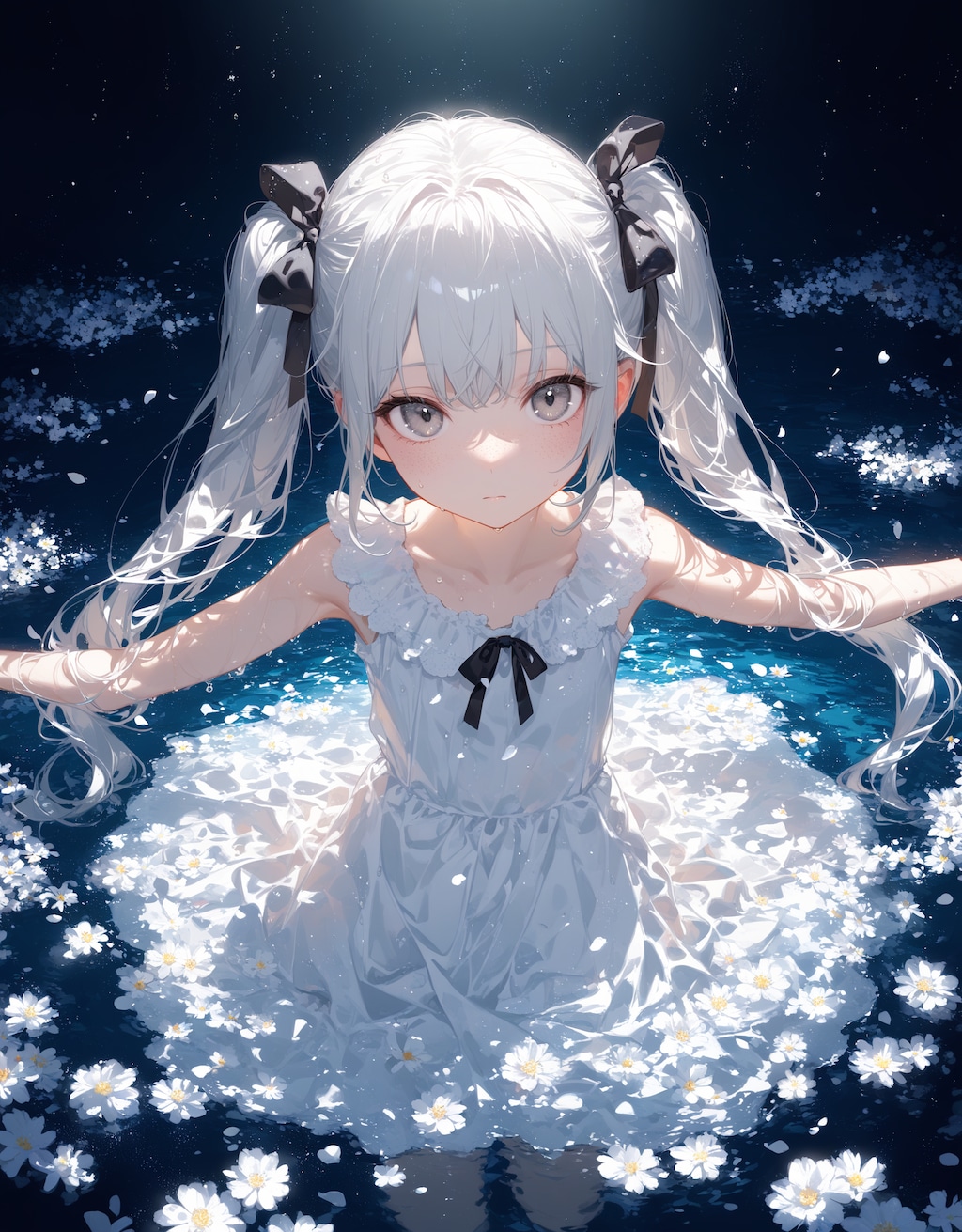 泉の中のエレーナ