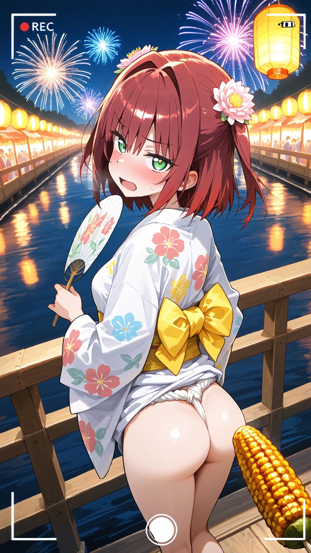お祭りと言えば焼きトウモロコシ？