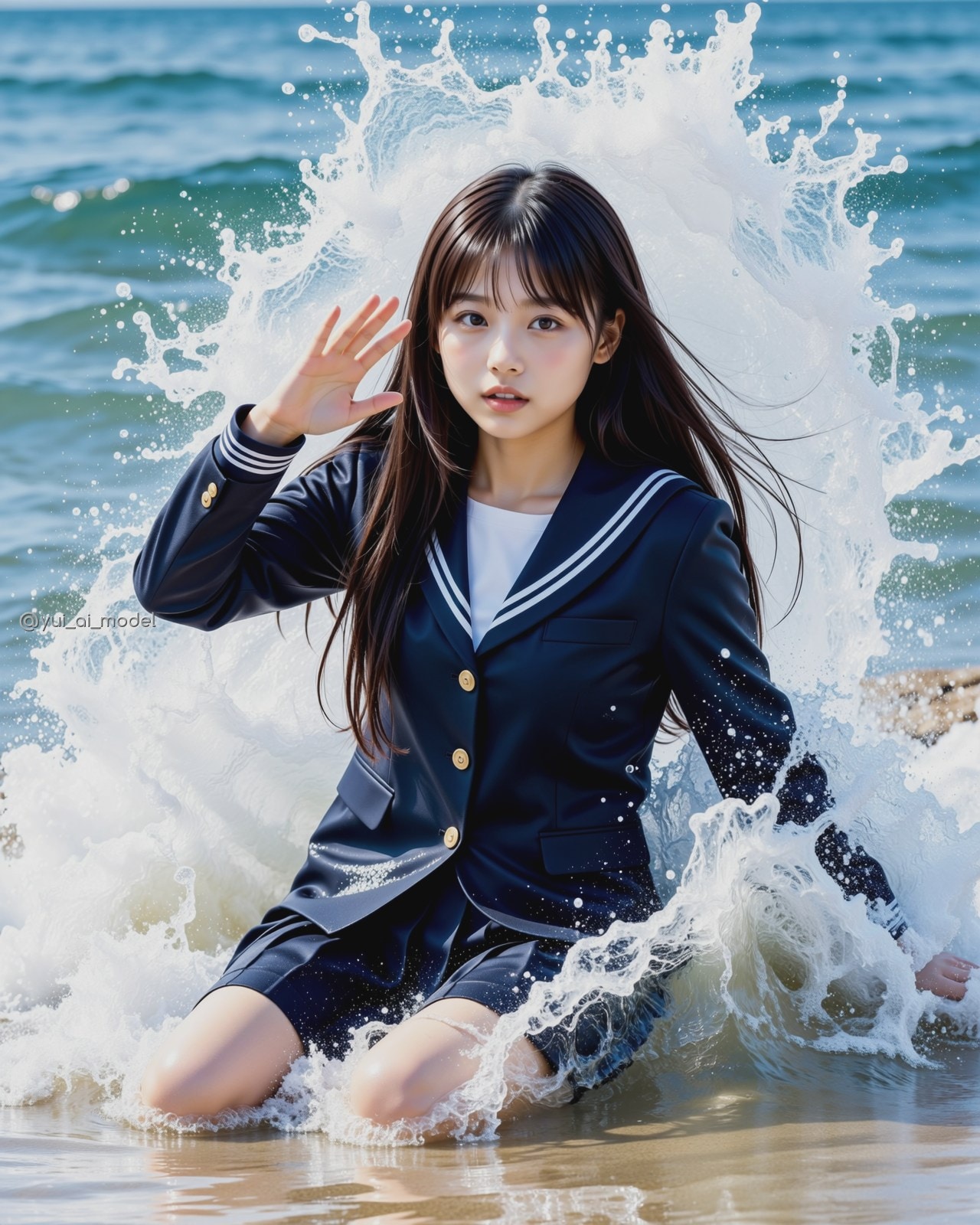 波つよっ！ beauty-220 | の人気AIイラスト・グラビア