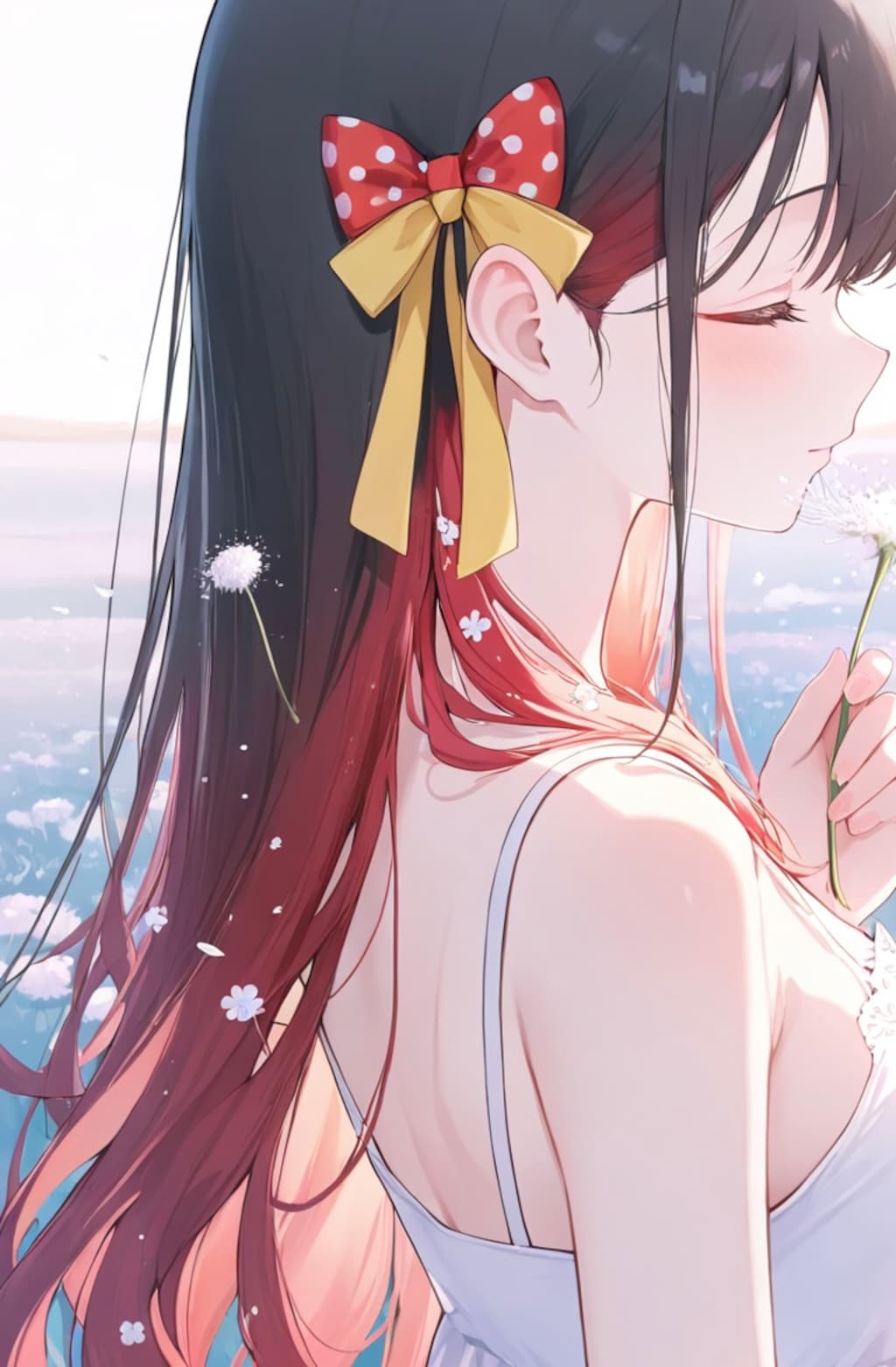 少女とタンポポ