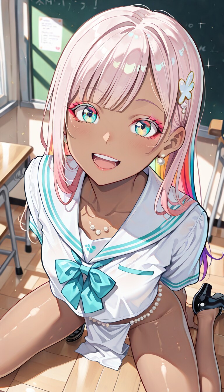 （火曜日）スカートを履くのを忘れて登校した【マイちゃん】(NL-XL)