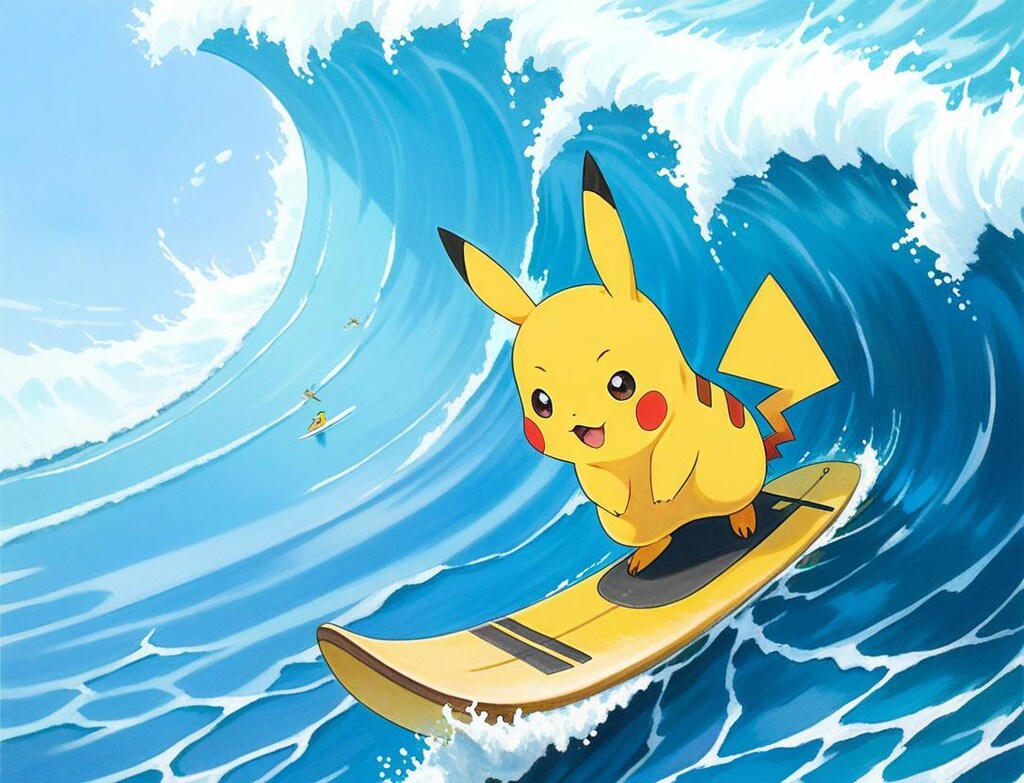 波乗りピカチュウ
